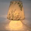 Vintage Large Art Glass Table Lamp with Luminous Base