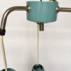 Vintage Blue Metal and Glass Pendant Lighting, 1970s