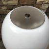Midcentury Swedish White Mushroom Floor Lamp from Aneta, 1960s