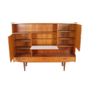 Lefèvre Omer Meubelfabriek (O.M.F.) Teak Highboard