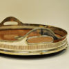 Vintage oval oak serving tray by Mappin & Webb, London - UK