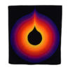 Mid Century Wall Rug / Tapestry Psychodelic 70s Icon by Ewald Kröner, Schloss Hackhausen, Germany