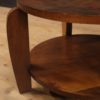 Italian design coffee table in walnut and burl Italian design coffee table in walnut and burl