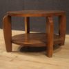 Italian design coffee table in walnut and burl Italian design coffee table in walnut and burl