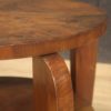 Italian design coffee table in walnut and burl Italian design coffee table in walnut and burl