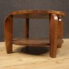 Italian design coffee table in walnut and burl Italian design coffee table in walnut and burl