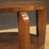 Italian design coffee table in walnut and burl Italian design coffee table in walnut and burl