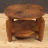 Italian design coffee table in walnut and burl Italian design coffee table in walnut and burl