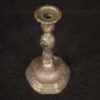 Pair of Italian silvered metal candelabra Pair of Italian silvered metal candelabra