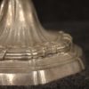 Pair of Italian silvered metal candelabra Pair of Italian silvered metal candelabra