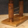 Italian coffee table in walnut and beech wood