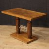 Italian coffee table in walnut and beech wood