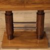 Italian coffee table in walnut and beech wood