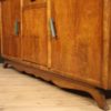 French sideboard in walnut and mahogany in Art Deco style