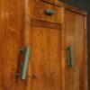 French sideboard in walnut and mahogany in Art Deco style