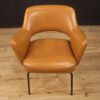 Italian design armchair in faux leather