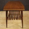 Italian design coffee table in teak wood