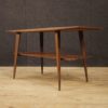 Italian design coffee table in teak wood