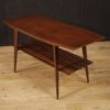 Italian design coffee table in teak wood