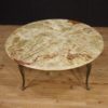 French coffee table with onyx top