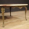 French coffee table with onyx top