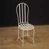 Italian dressing table with chair in painted iron