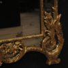 Golden Italian mirror in Louis XV style
