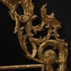Golden Italian mirror in Louis XV style