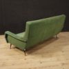 Italian design sofa in fabric with metal legs
