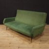 Italian design sofa in fabric with metal legs
