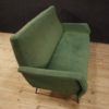 Italian design sofa in fabric with metal legs