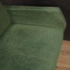 Italian design sofa in fabric with metal legs
