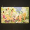 Italian decorative panel in Manara style signed and dated 1992 Italian decorative panel in Manara style signed and dated 1992