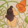 Italian decorative panel in Manara style signed and dated 1992 Italian decorative panel in Manara style signed and dated 1992