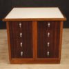 French design chest of drawers in mahogany, palisander and beech