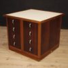 French design chest of drawers in mahogany, palisander and beech