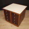 French design chest of drawers in mahogany, palisander and beech