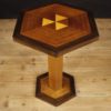 French wooden side table in Art Deco style