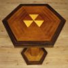 French wooden side table in Art Deco style