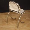 4 Italian chairs in steel and fabric by Bazzani design