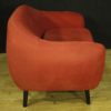 Pair of Italian design sofas in red fabric Pair of Italian design sofas in red fabric