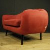 Pair of Italian design sofas in red fabric Pair of Italian design sofas in red fabric