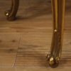 Italian golden coffee table with marble top