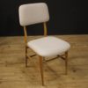 4 Italian design chairs in gray fabric