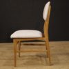 4 Italian design chairs in gray fabric