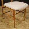4 Italian design chairs in gray fabric