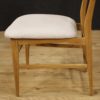 4 Italian design chairs in gray fabric
