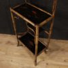 French étagère in bamboo and lacquered chinoiserie wood