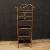 French étagère in bamboo and lacquered chinoiserie wood