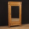 French wardrobe in fake bamboo with mirror